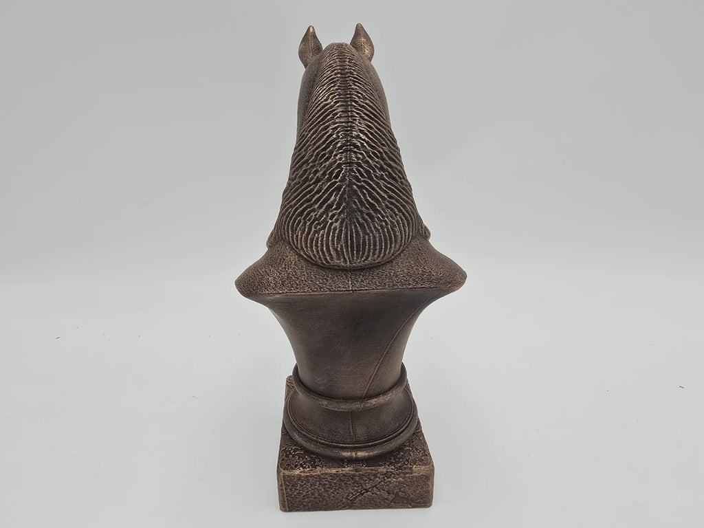 Bust of a horse statue - home decor horse lover gift handpainted ornament