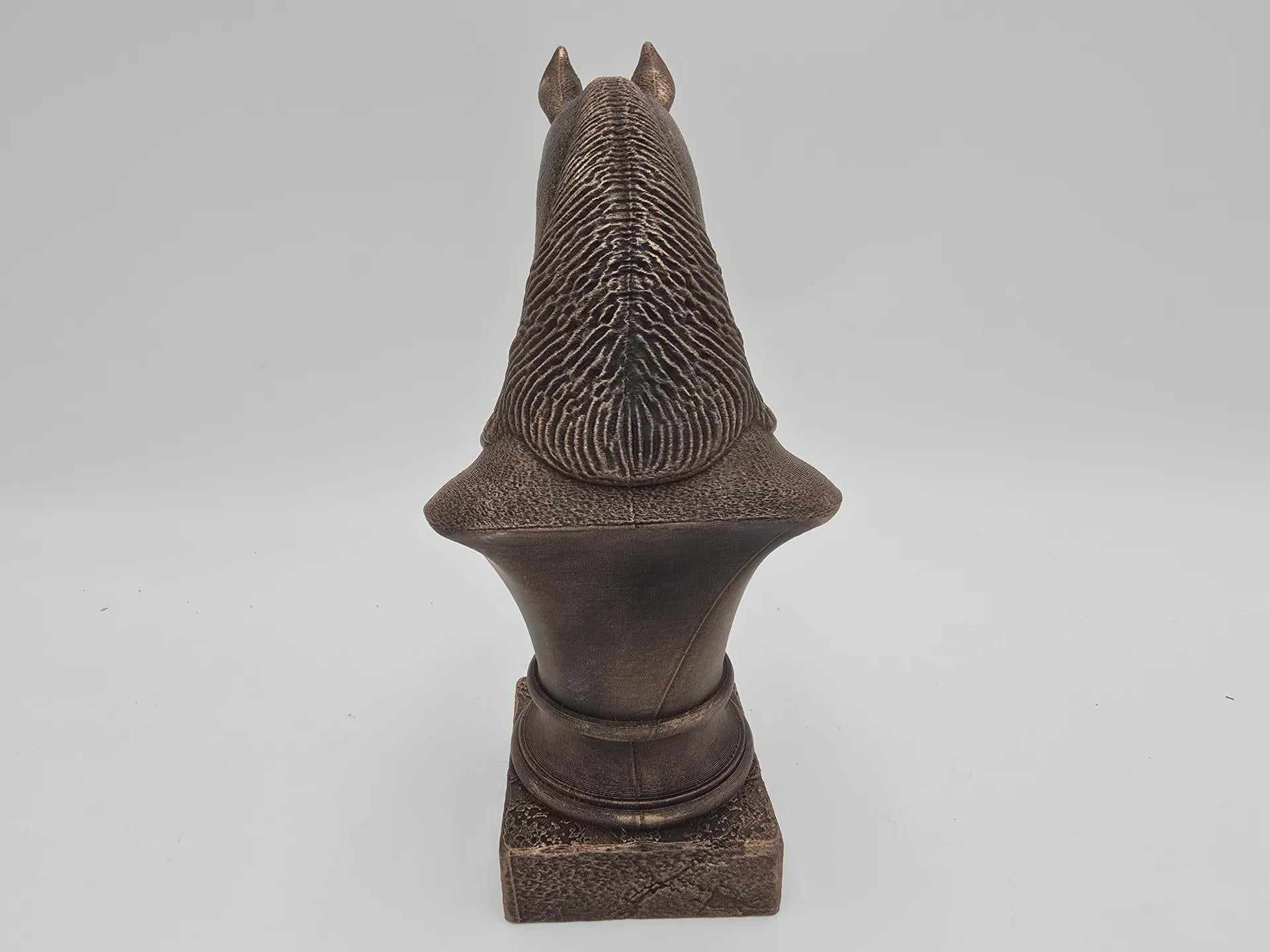 Bust of a horse statue - home decor horse lover gift handpainted ornament