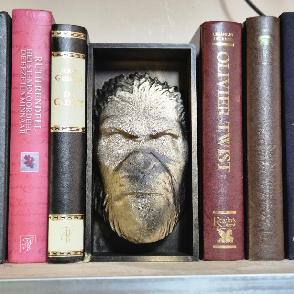 Ape Book Nook: Journey into the Planet of the Apes bookshelf decor