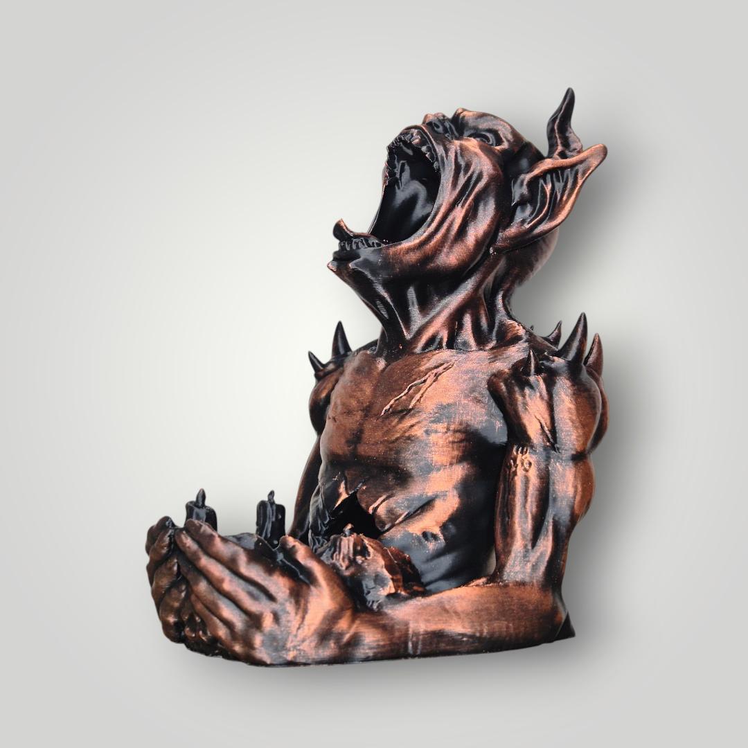 Hungry imp Dice Tower - Dungeons & Dragons Accessory DnD game