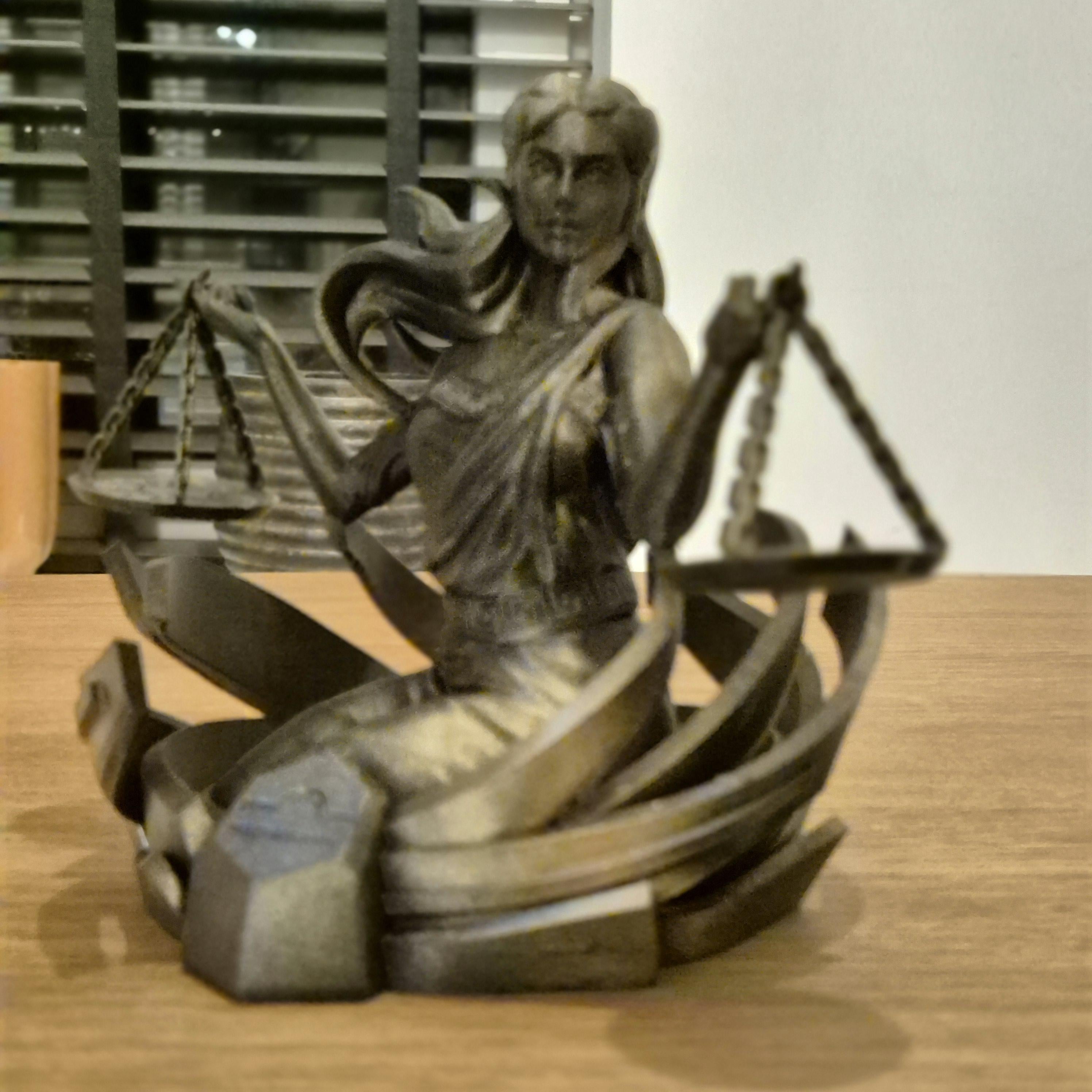 Elegant libra zodiac Figurine - Handcrafted Astrology Art - birthday milestone gift