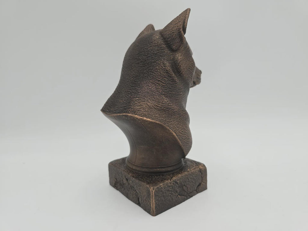 Büste einer Shiba Inu Hundestatue - Wohndeko Hundeliebhaber handbemalt Ornament