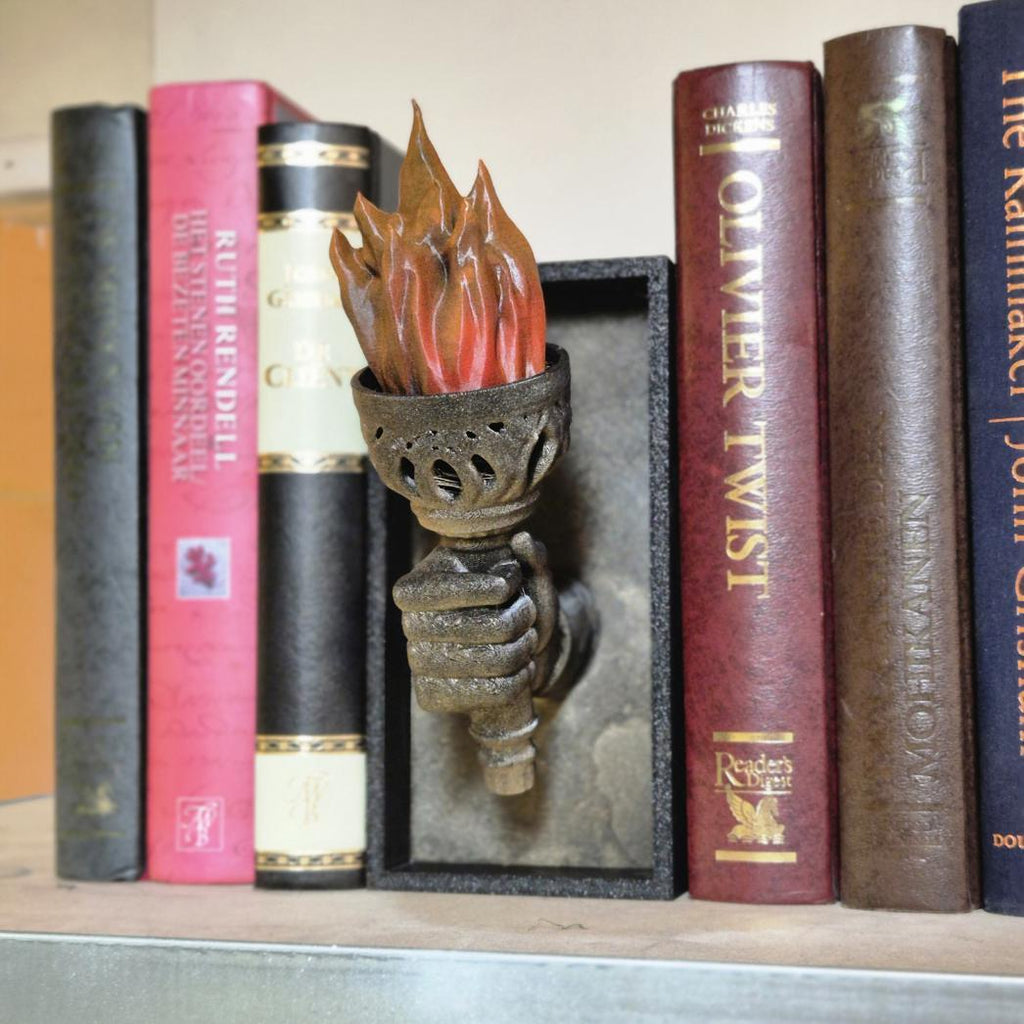 Torch Book Nook: Illuminate Your Reading Haven with Enchantment