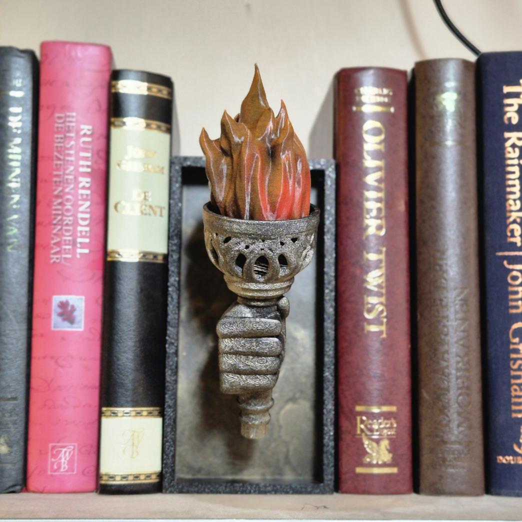 Torch Book Nook: Illuminate Your Reading Haven with Enchantment