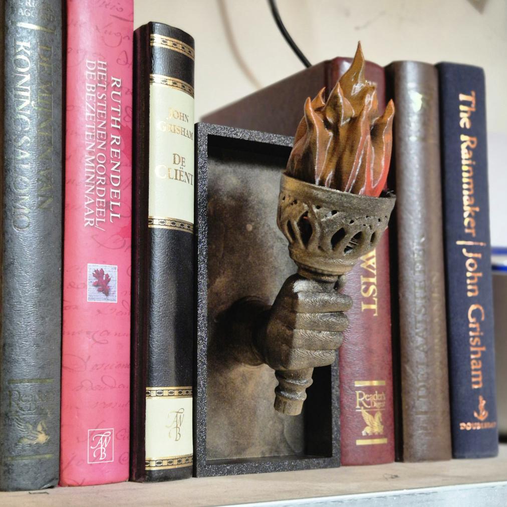 Torch Book Nook: Illuminate Your Reading Haven with Enchantment