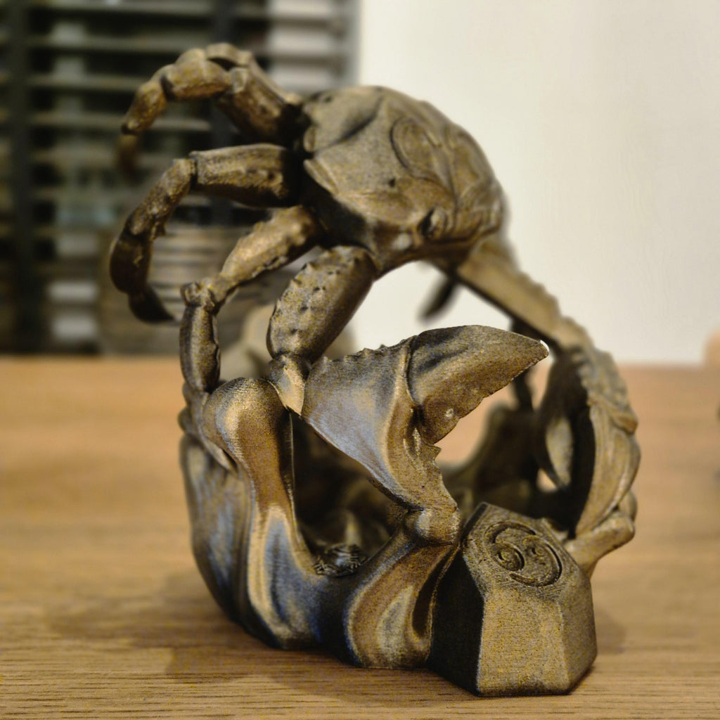 Elegant Cancer zodiac Figurine - Handcrafted Astrology Art - birthday milestone gift
