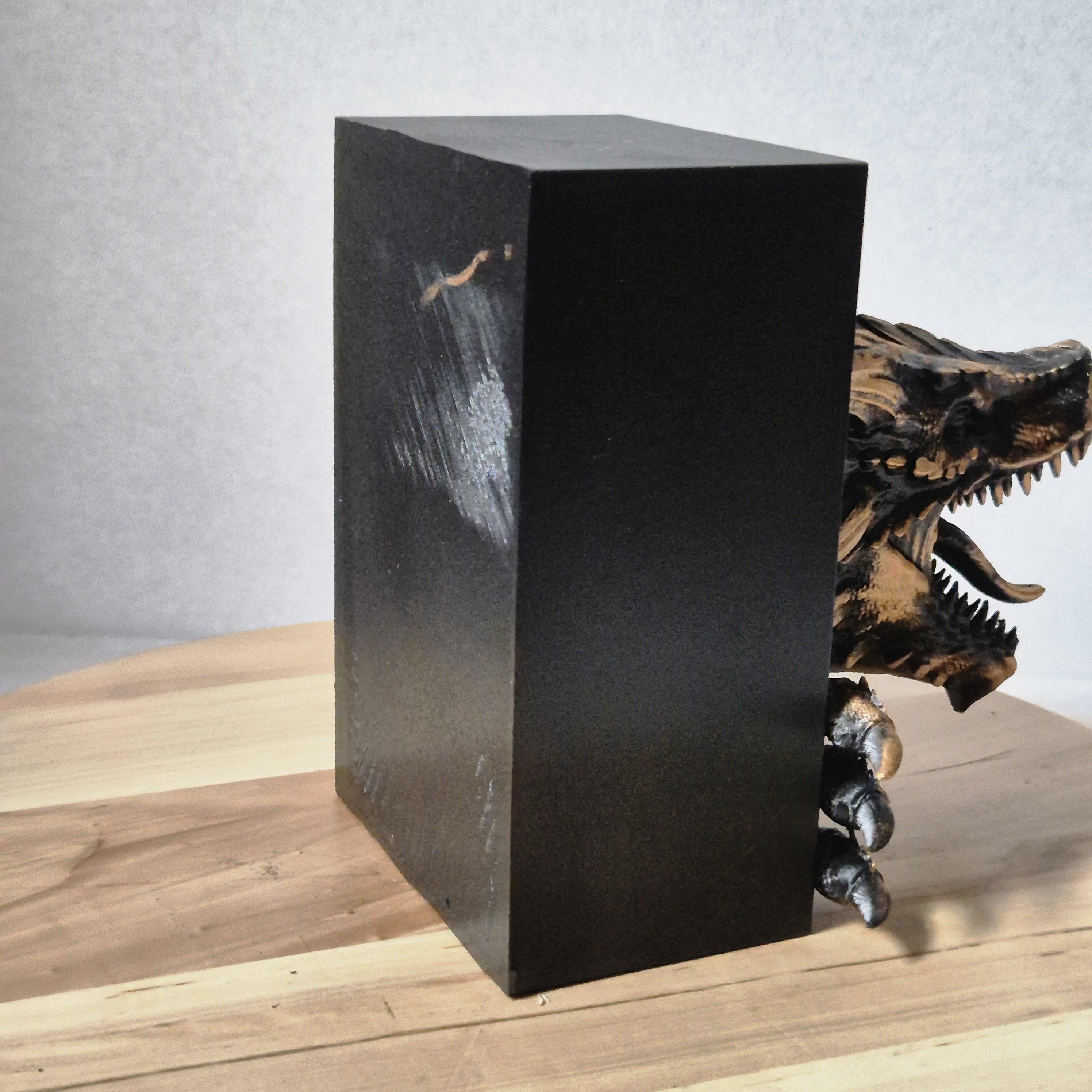 Book Nook Dragon Awakens Sculpture - Fairy Tale Decor
