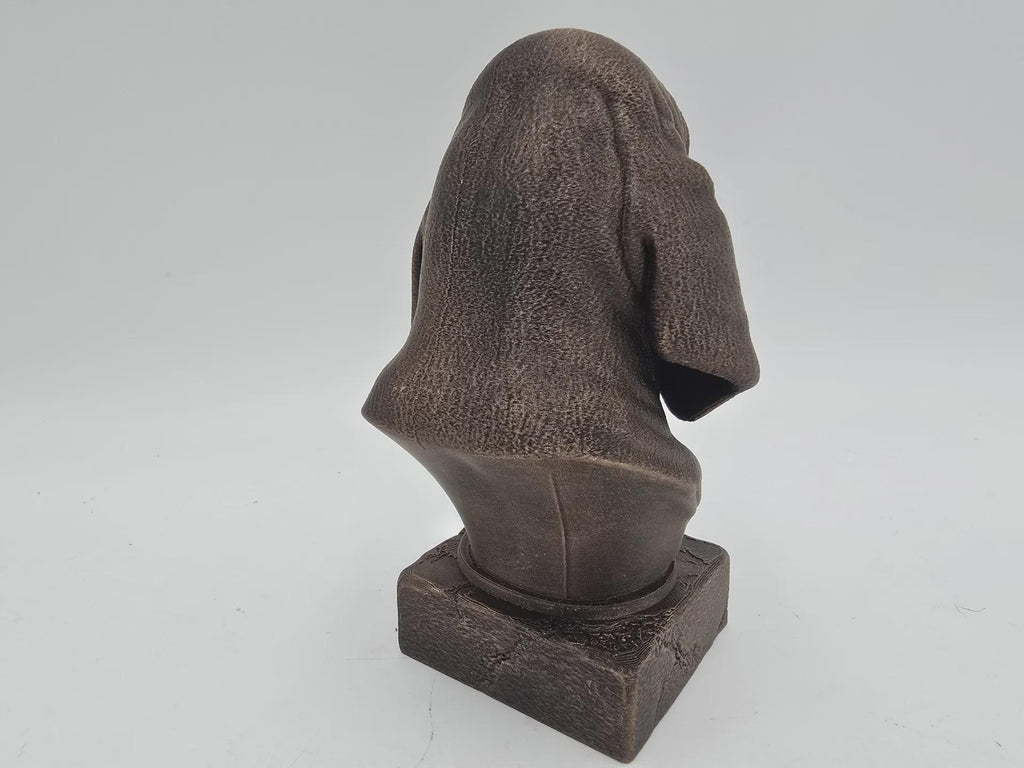 Bust of a Bloodhound dog statue - home decor dog lover gift him her handpainted ornament