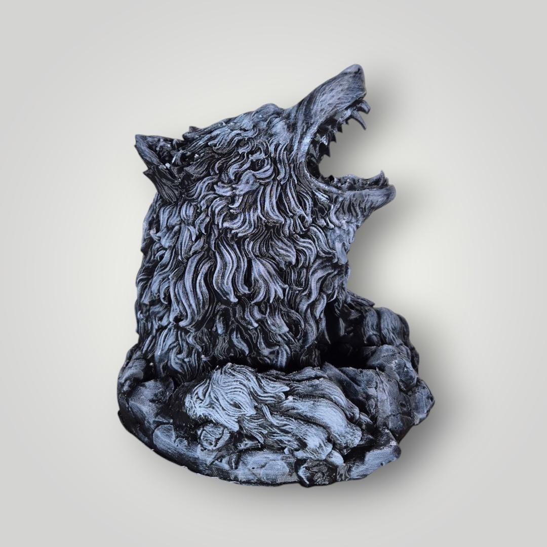 Wolf Dice Tower - Dungeons & Dragons Accessory DnD game