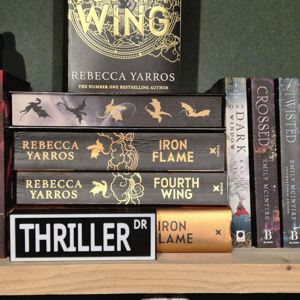 Street sign book theme - bookshelf decor