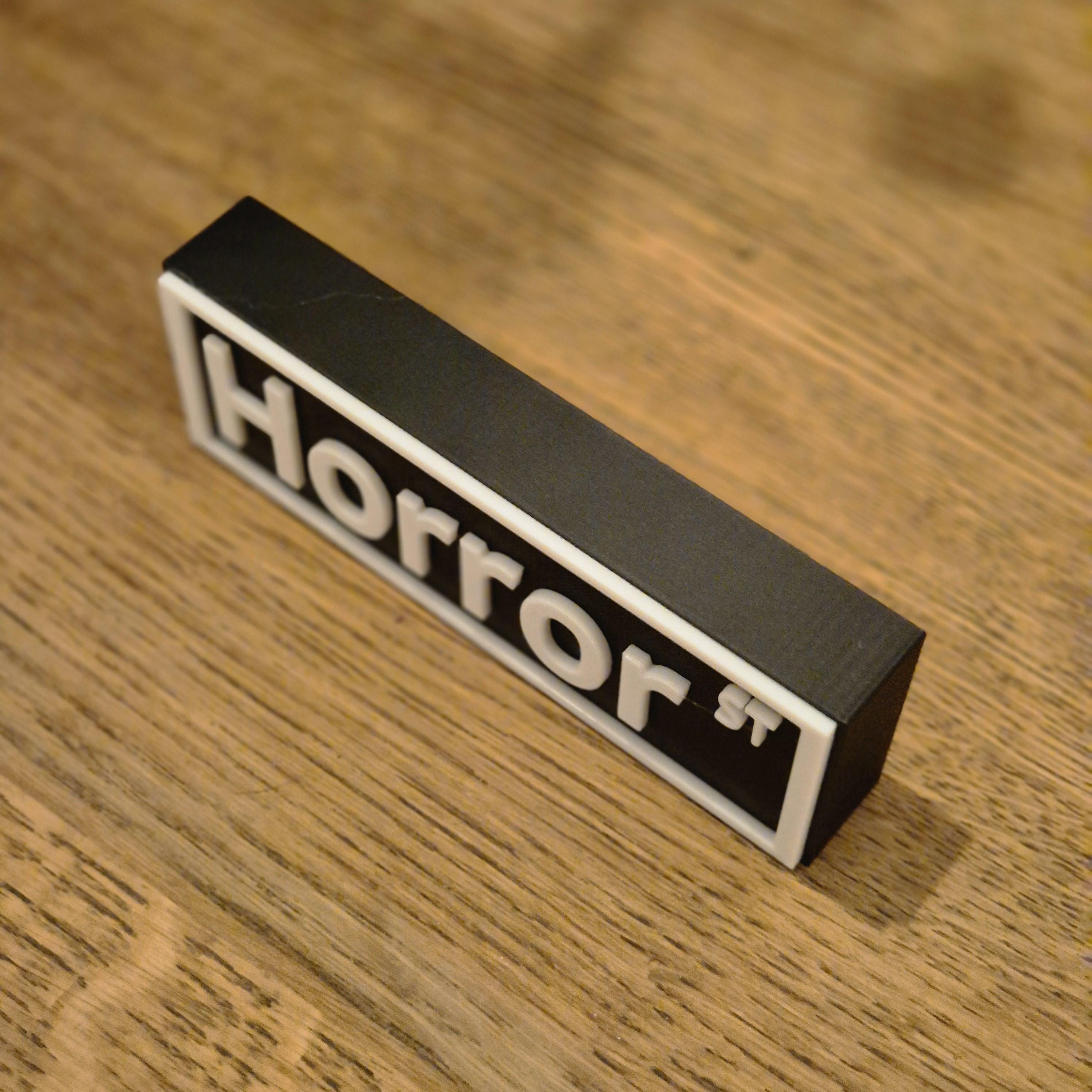 Street sign book theme - bookshelf decor