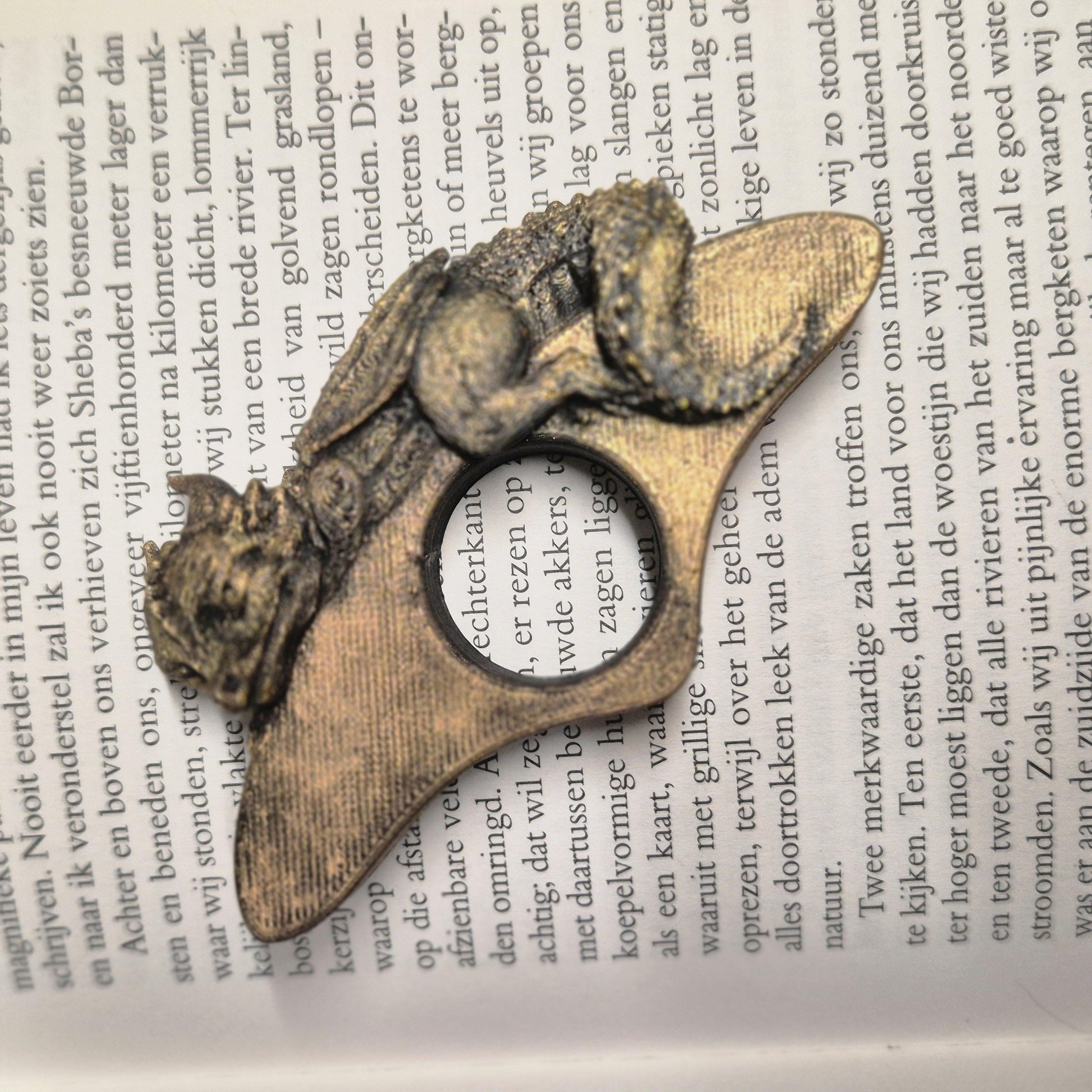 Dragon Handmade Page Holder | Thumb Book Holder | Perfect Gift for Book Lovers | Reading Aid for Comfortable Reading | Bookworm Gift
