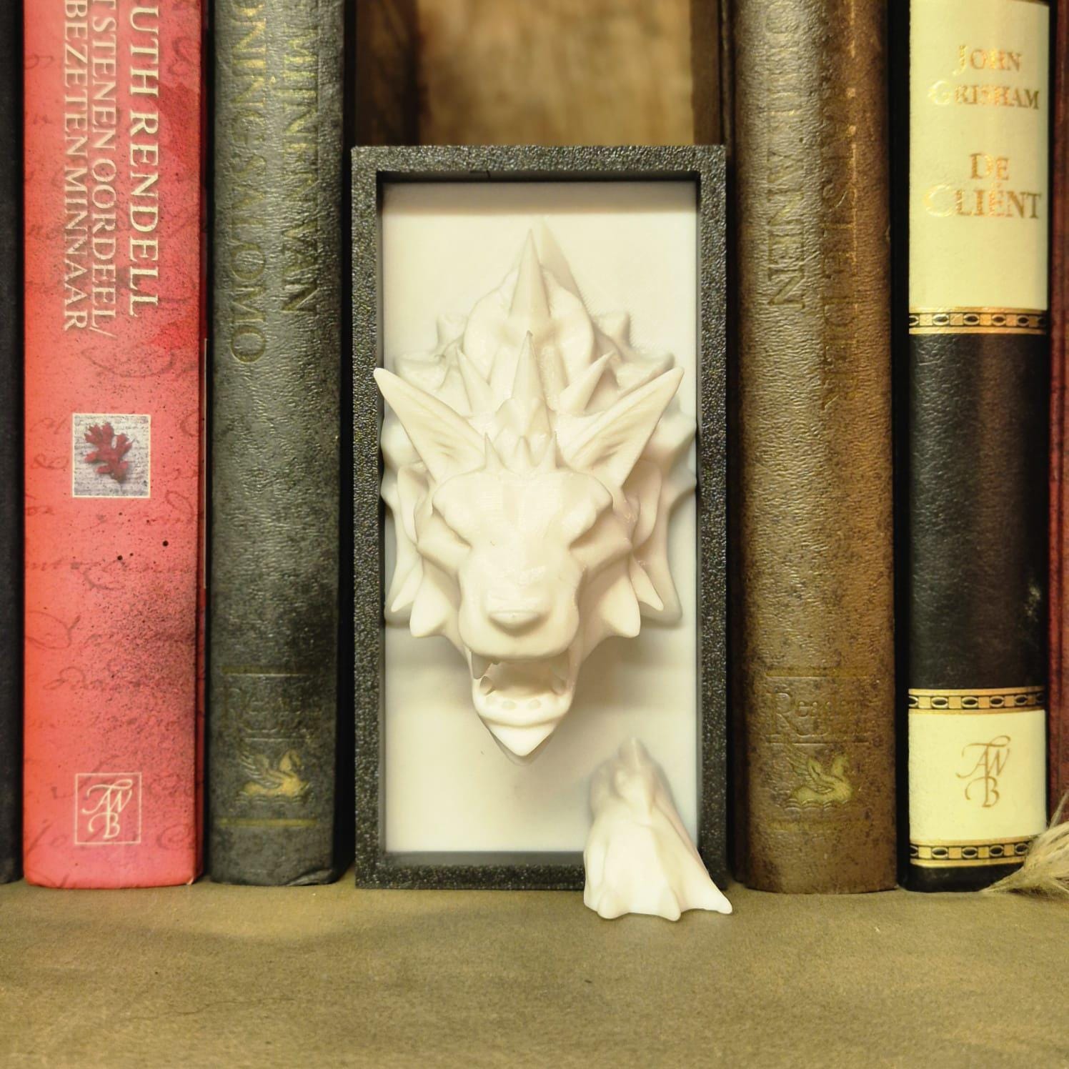 Wolf's Den - Book Nook Insert bookshelf decor