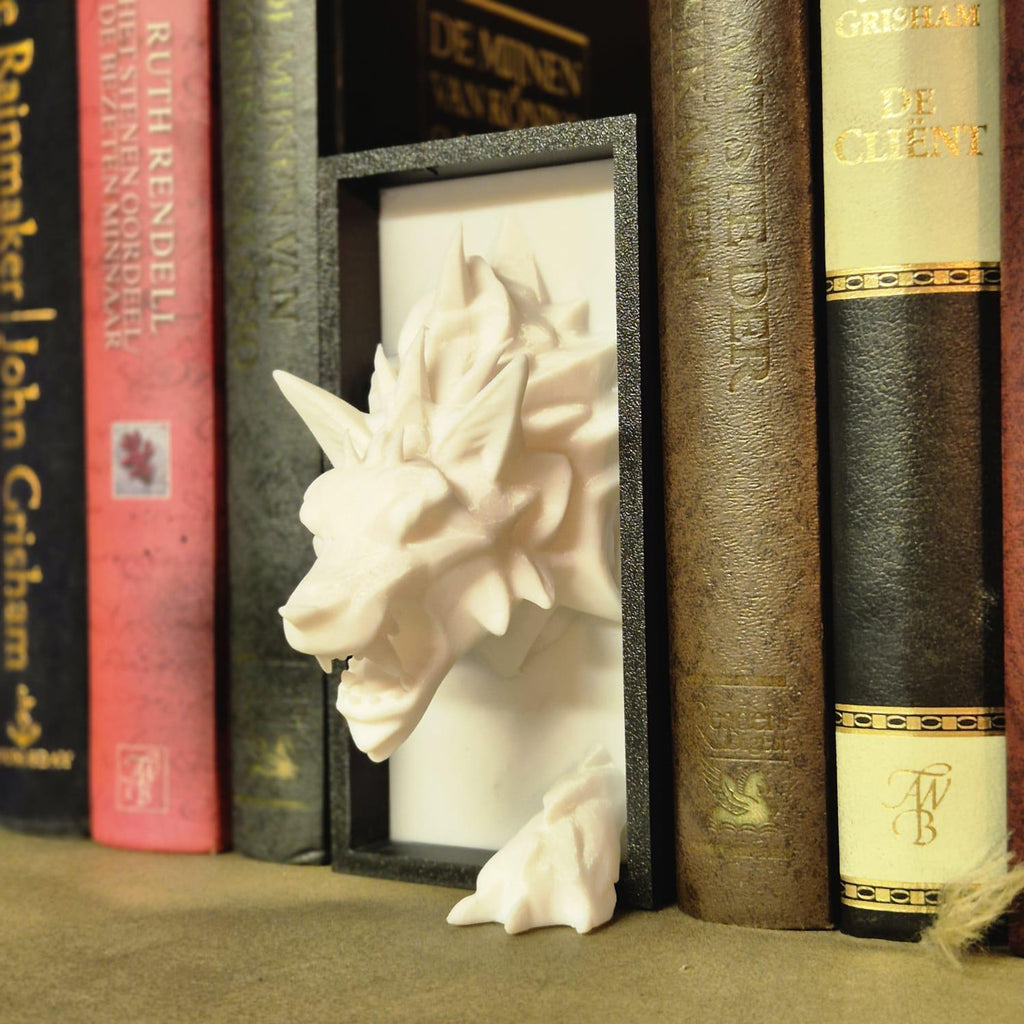 Wolf's Den - Book Nook Insert bookshelf decor