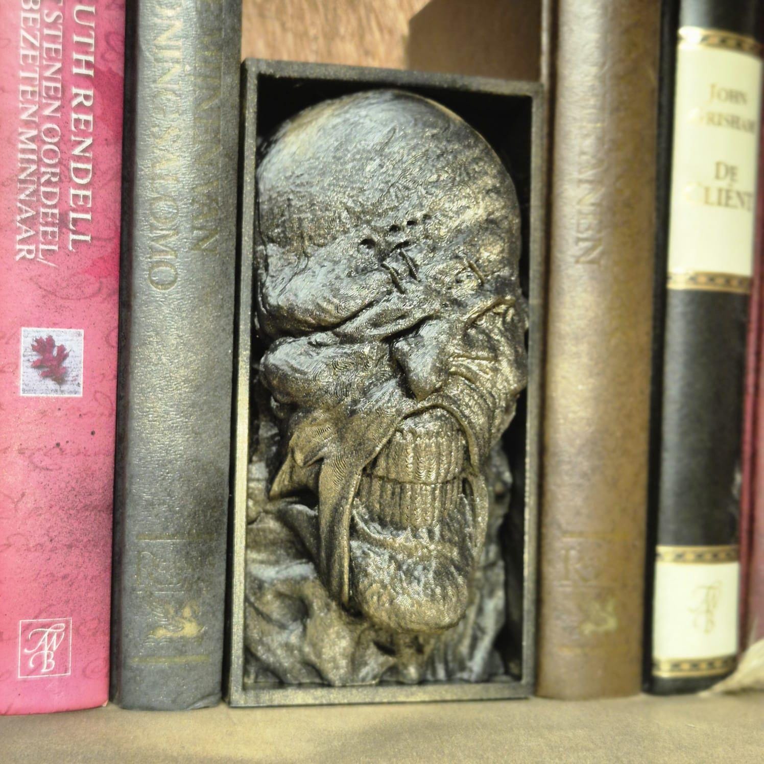 Pharaoh's Curse - Mummy Book Nook Insert bookshelf decor