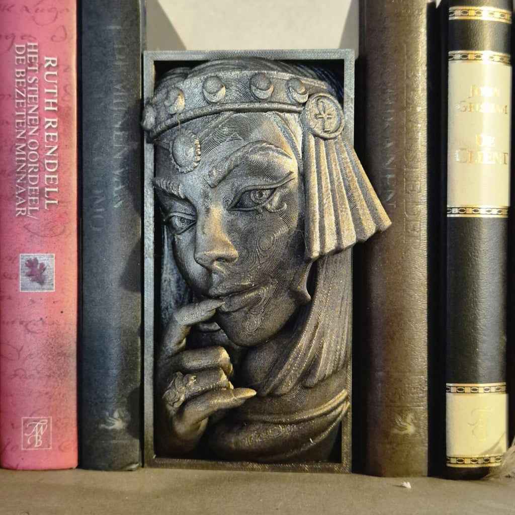 Cleopatra's Throne - Book Nook Insert egyptian bookshelf decor