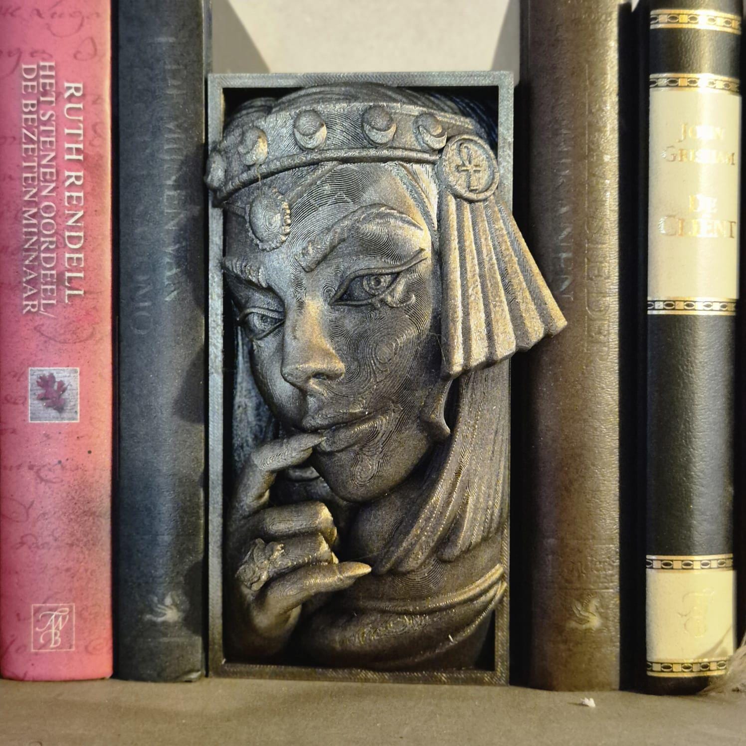 Cleopatra's Throne - Book Nook Insert egyptian bookshelf decor