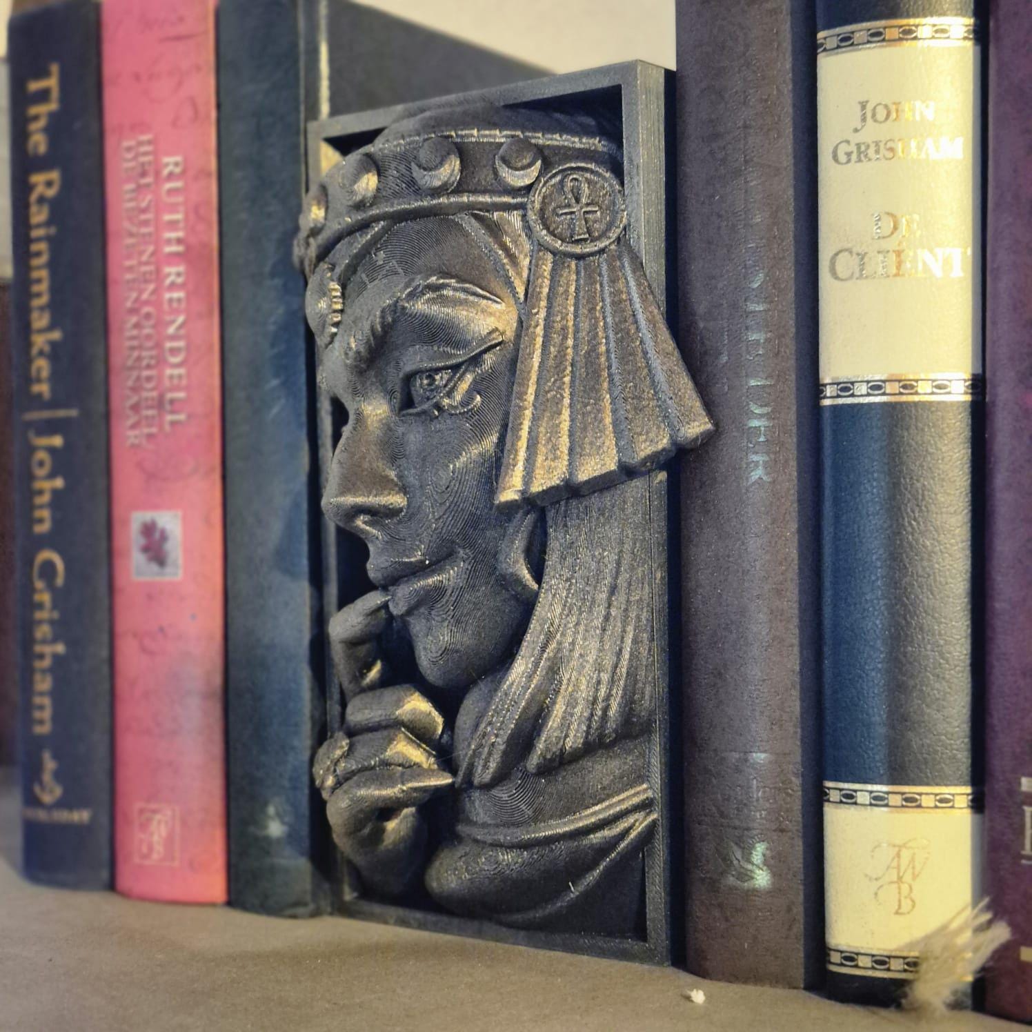 Cleopatra's Throne - Book Nook Insert egyptian bookshelf decor