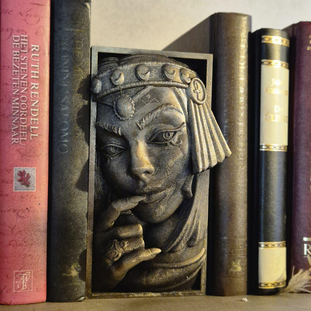 Cleopatra's Throne - Book Nook Insert egyptian bookshelf decor