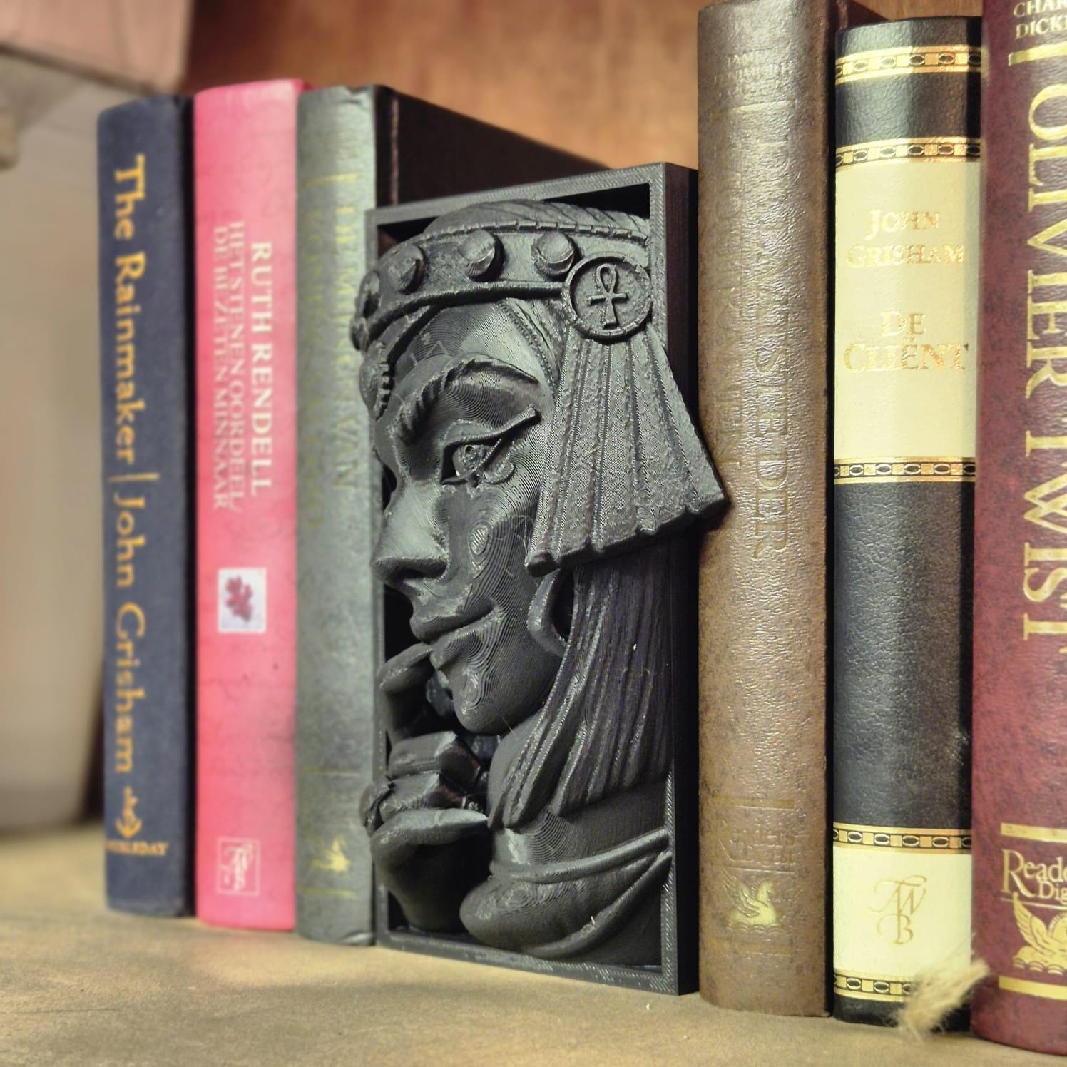 Cleopatra's Throne - Book Nook Insert egyptian bookshelf decor