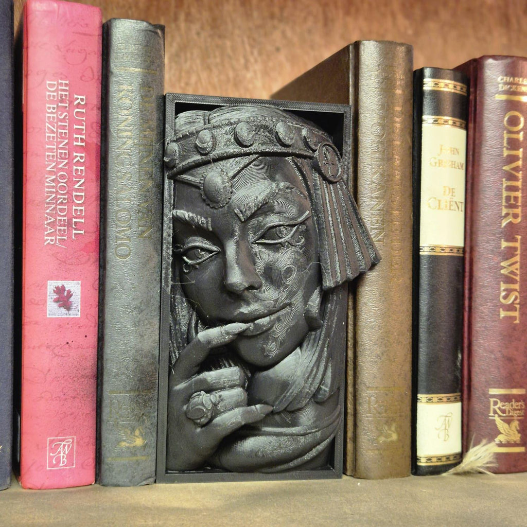Cleopatra's Throne - Book Nook Insert egyptian bookshelf decor