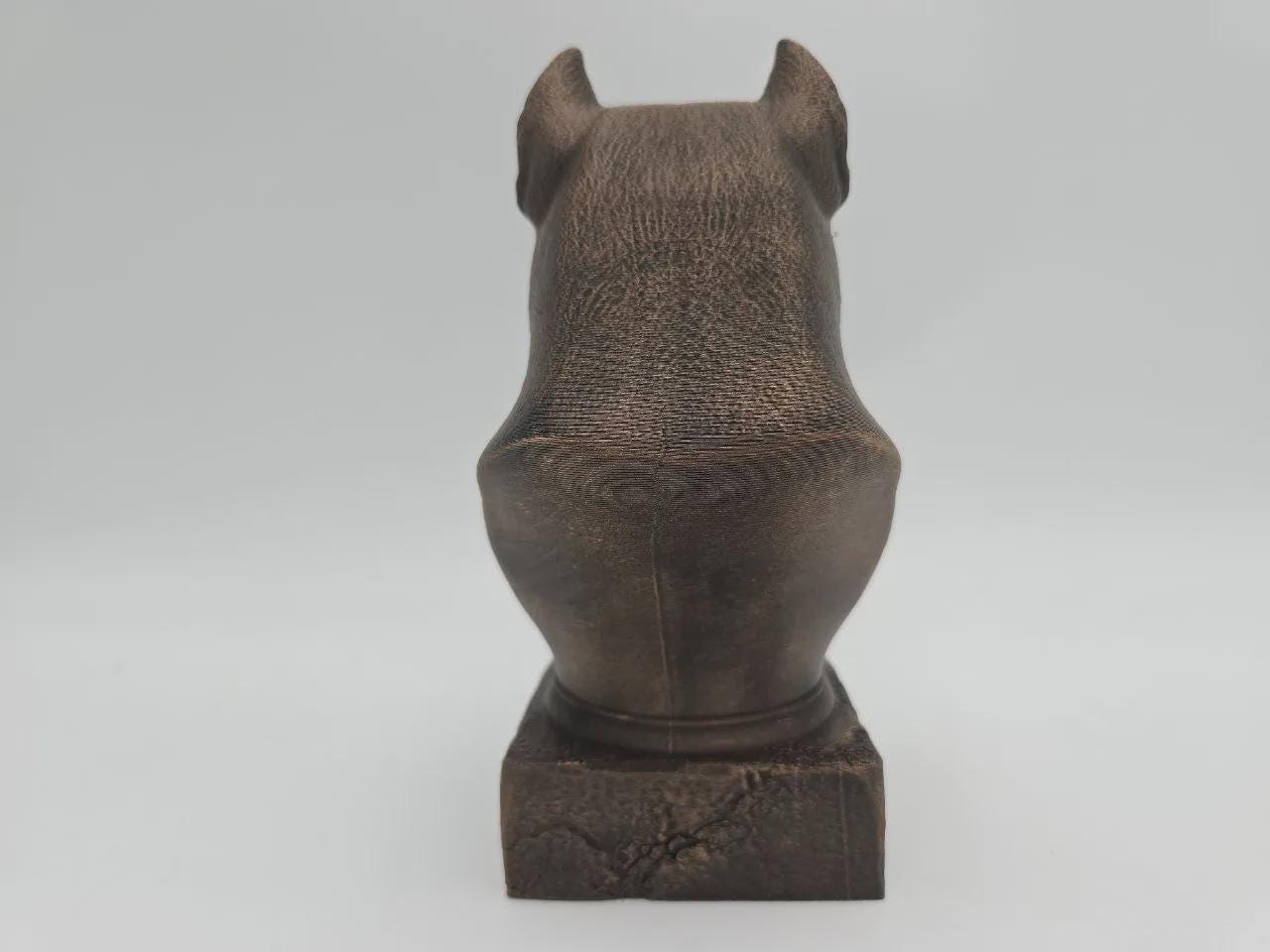 Bust of a Cane Corso dog statue - handpainted home decor dog lover gift him her ornament