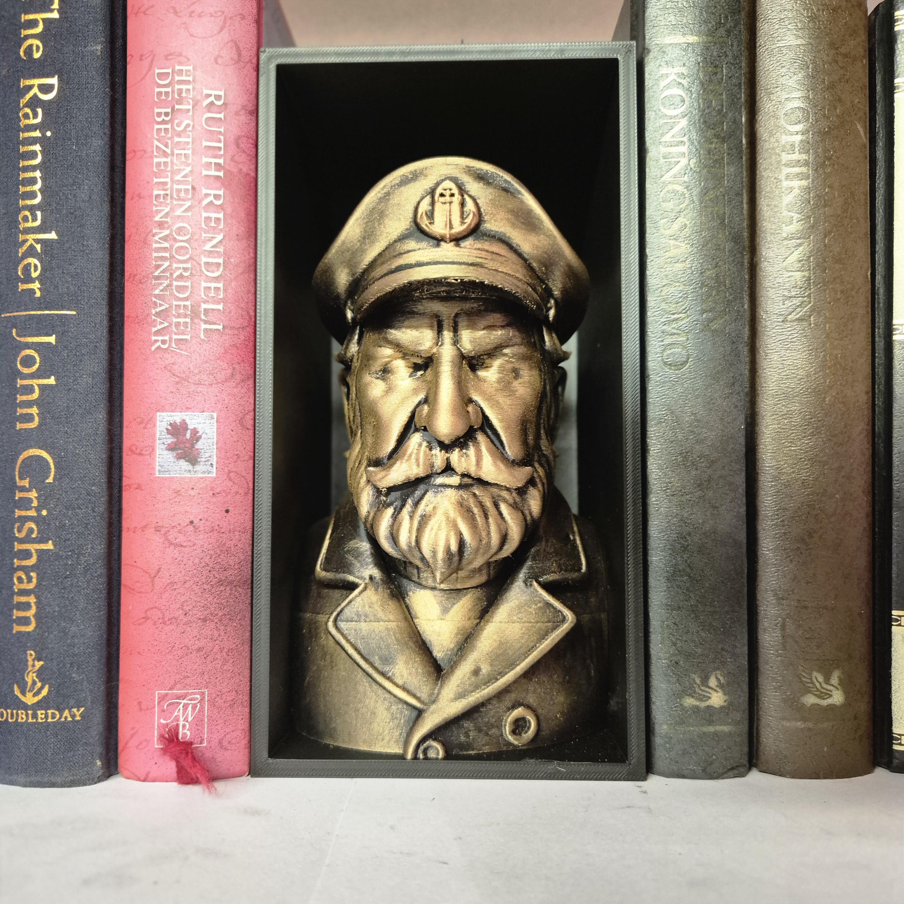 Nautical Ship Captain Sailor Book Nook - 3D Printed for Fantasy Bookshelves