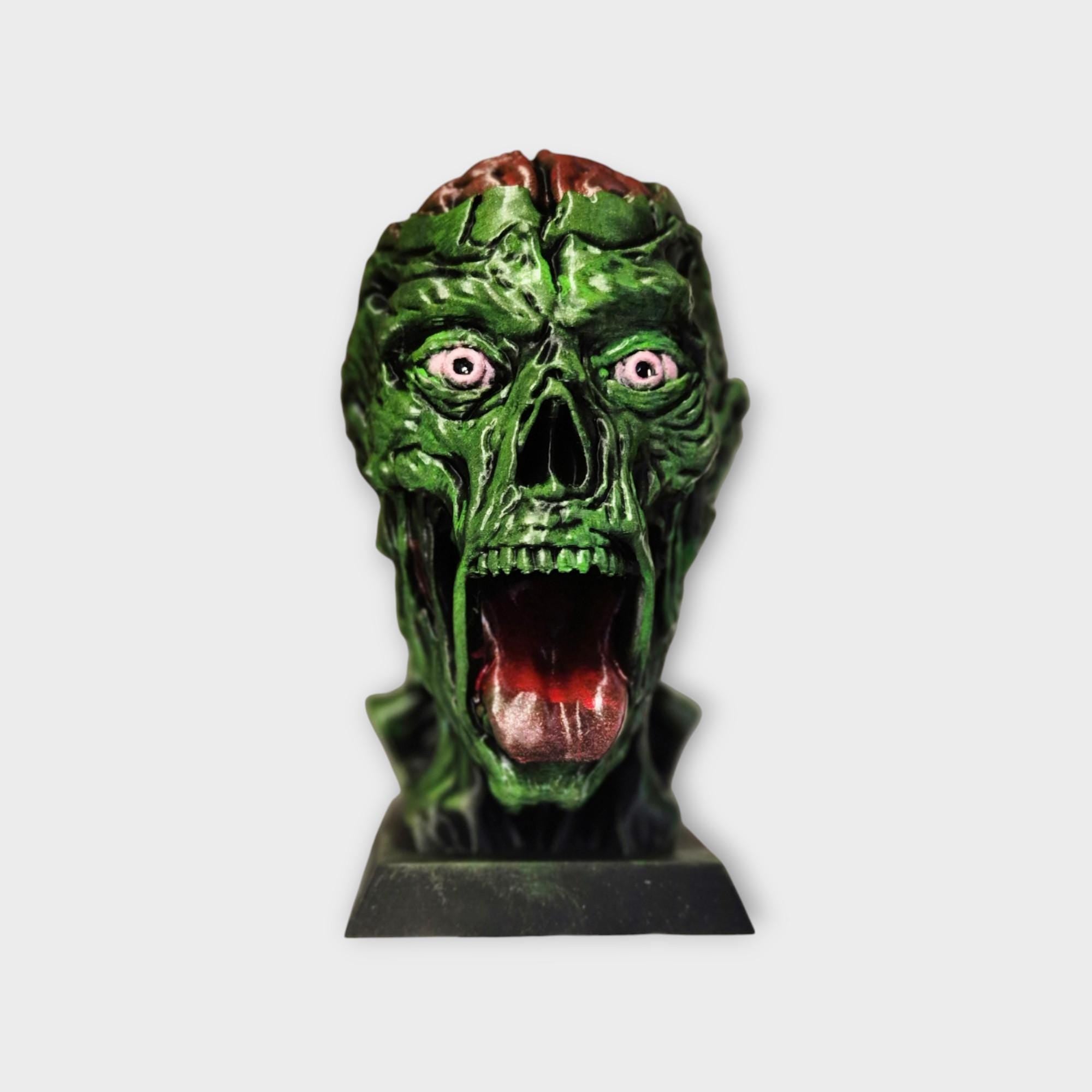 Zombie head Dice Tower - Dungeons & Dragons Accessory DnD game