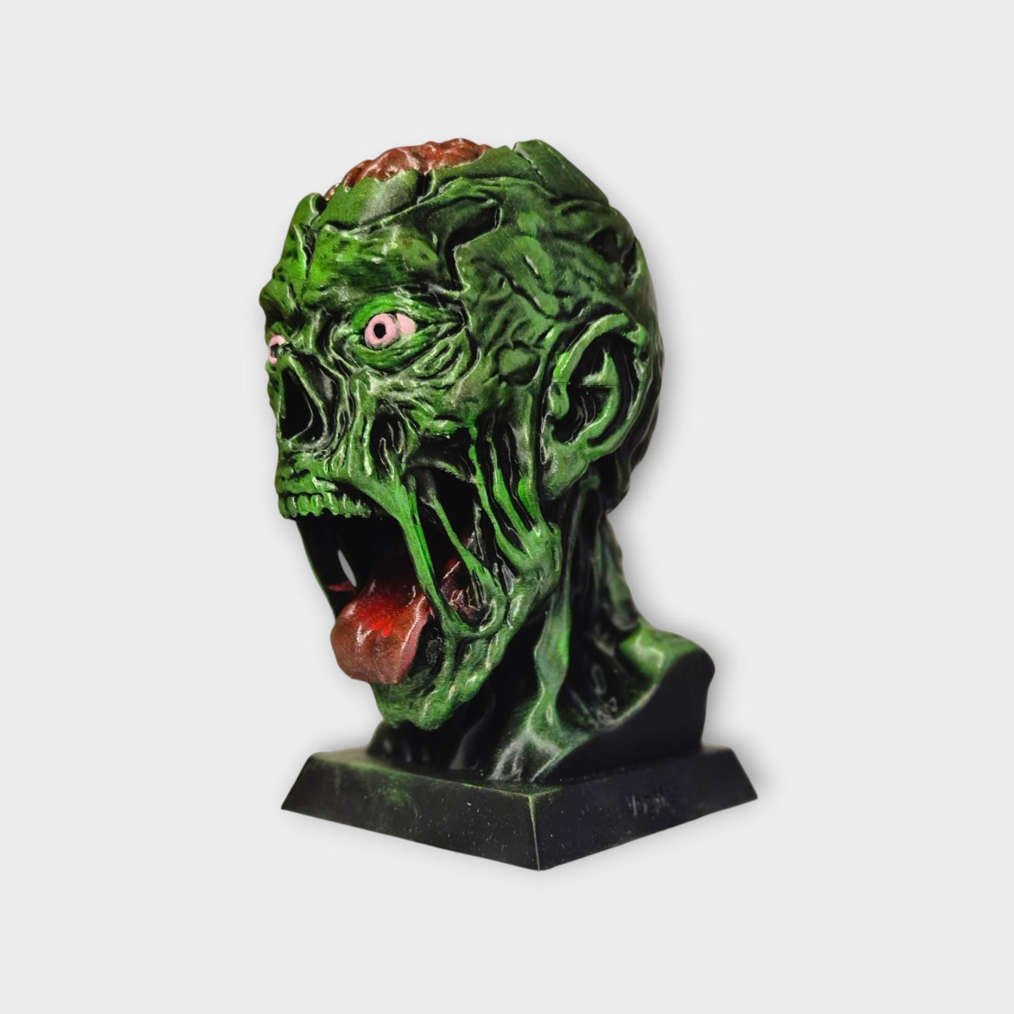 Zombie head Dice Tower - Dungeons & Dragons Accessory DnD game