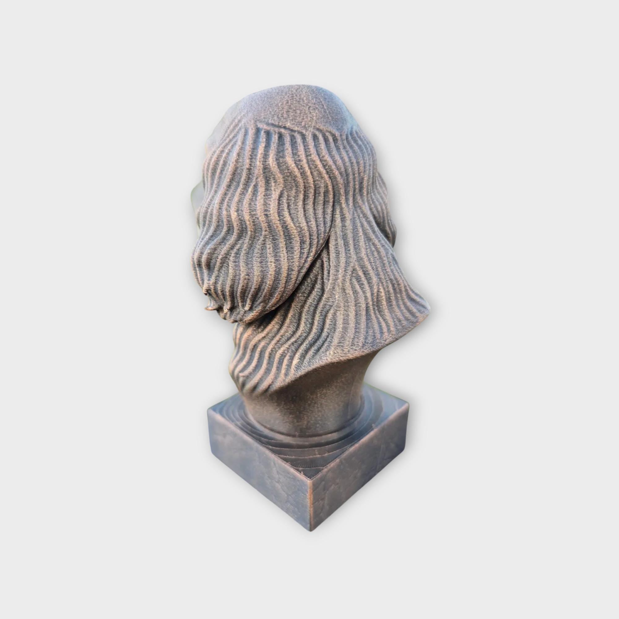 Bust of a Setter statue - home decor dog lover gift him her handpainted ornament