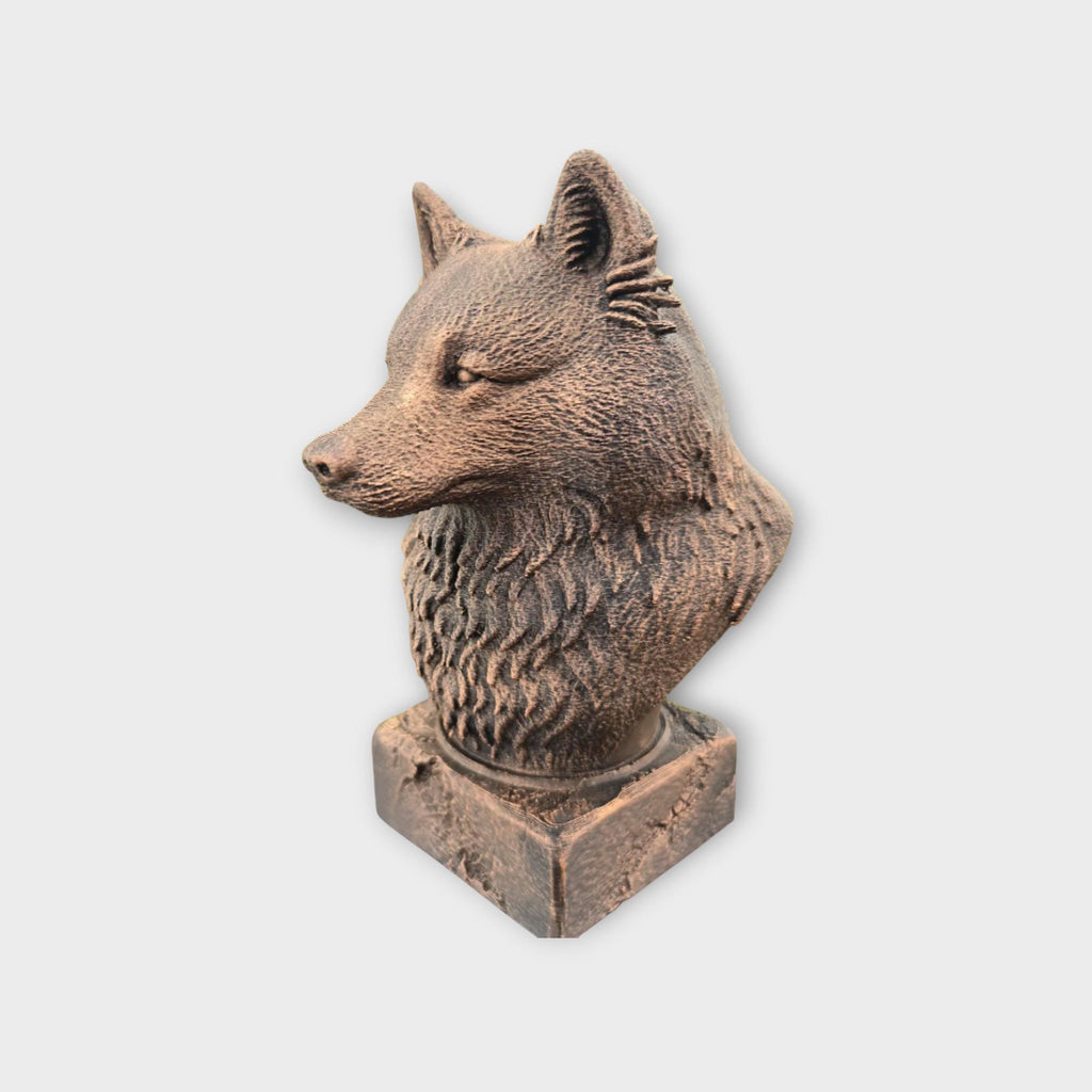 Bust of a Samoyed statue - home decor dog lover gift him her handpainted ornament
