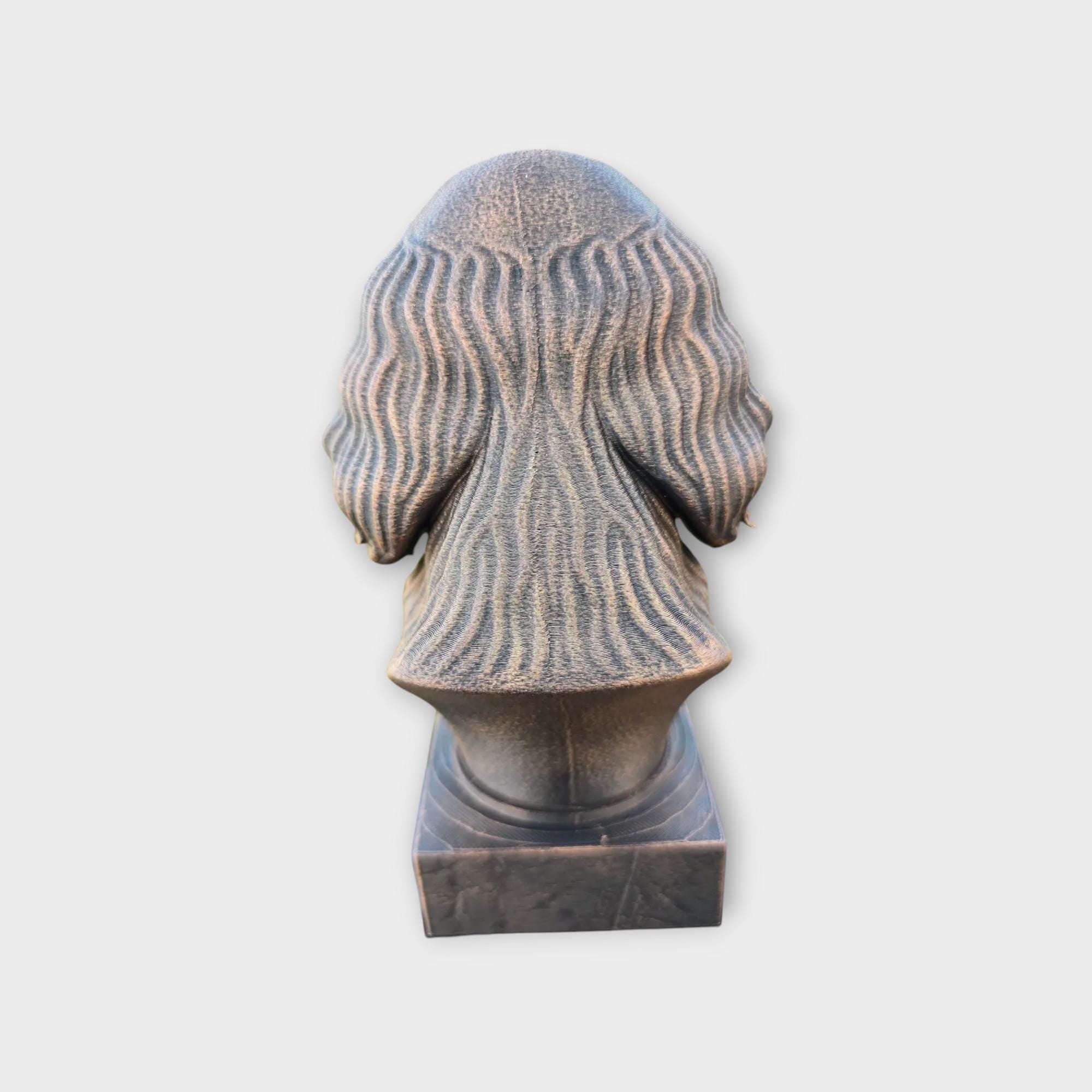 Bust of a Setter statue - home decor dog lover gift him her handpainted ornament