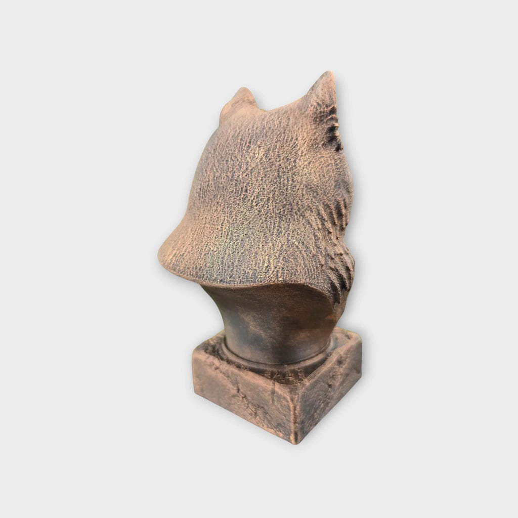 Bust of a Samoyed statue - home decor dog lover gift him her handpainted ornament