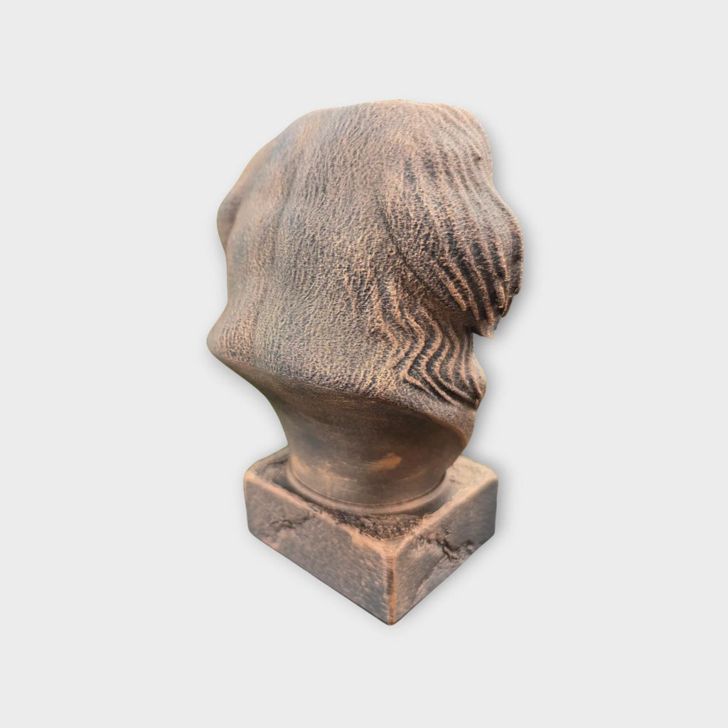 Bust of a Pekingese statue - home decor dog lover gift him her handpainted ornament