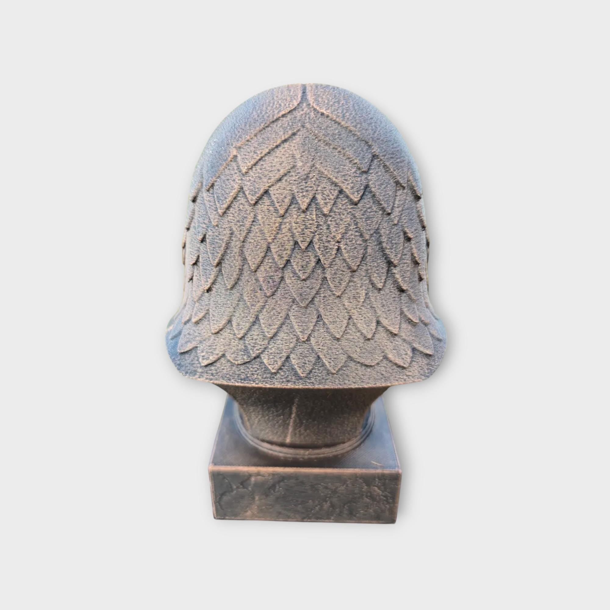 Bust of a Eagle statue - home decor lover gift him her handpainted ornament