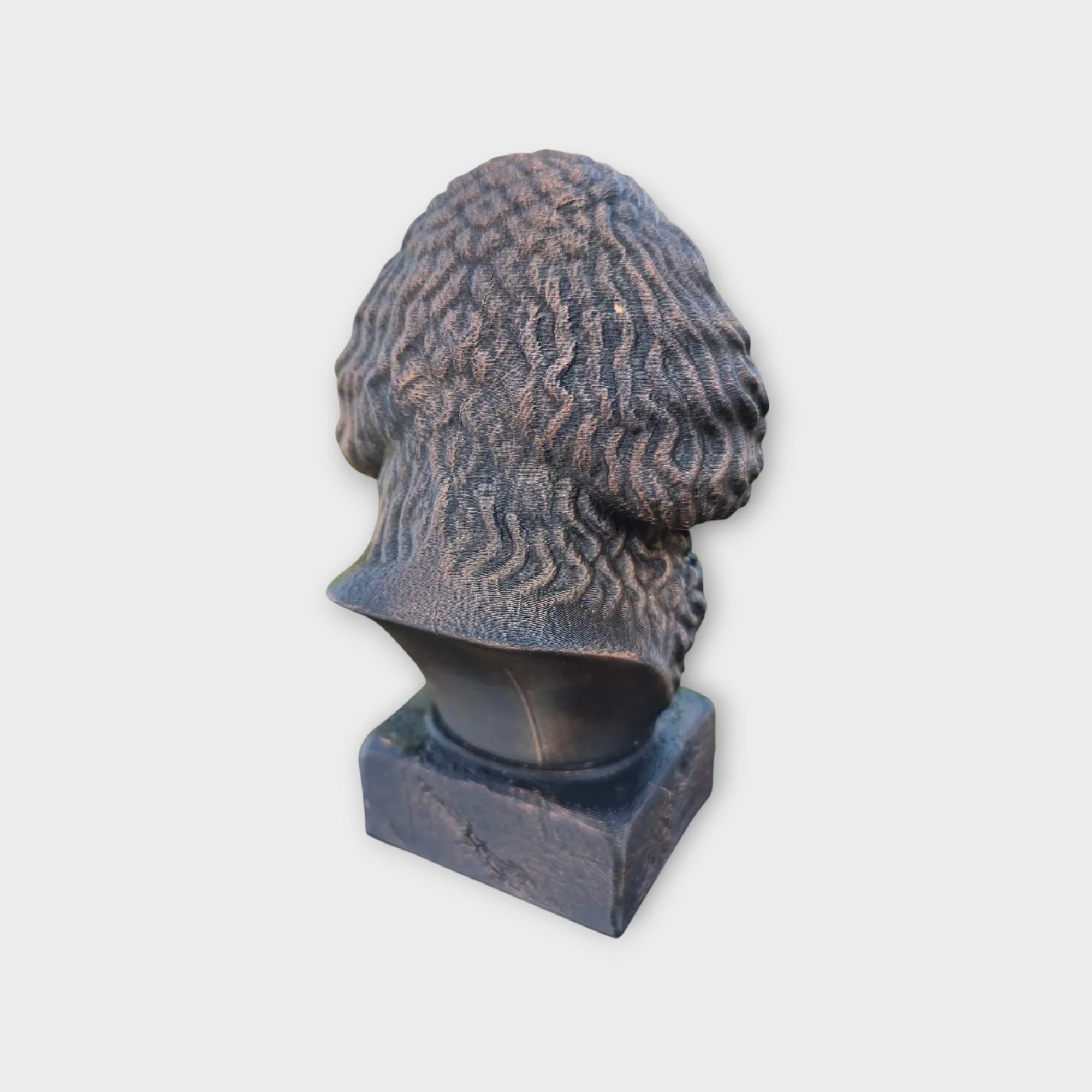 Bust of a Cockapoo dog statue - home decor dog lover gift him her handpainted ornament