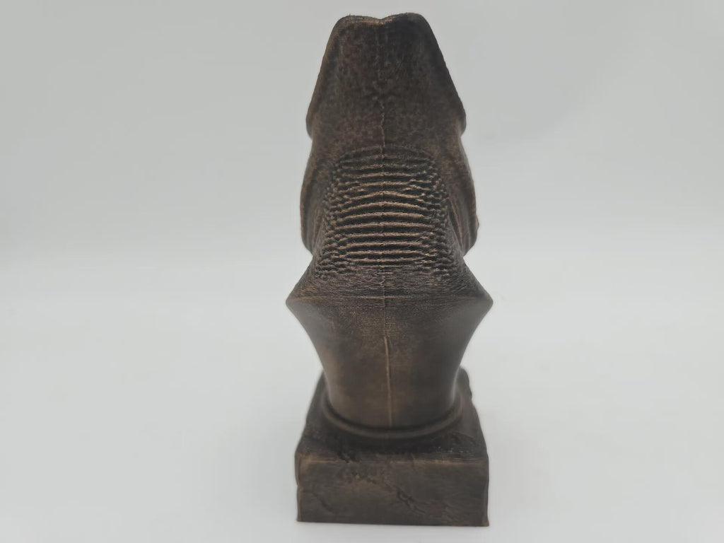 Bust of a Chameleon statue - home decor lover gift him her handpainted ornament