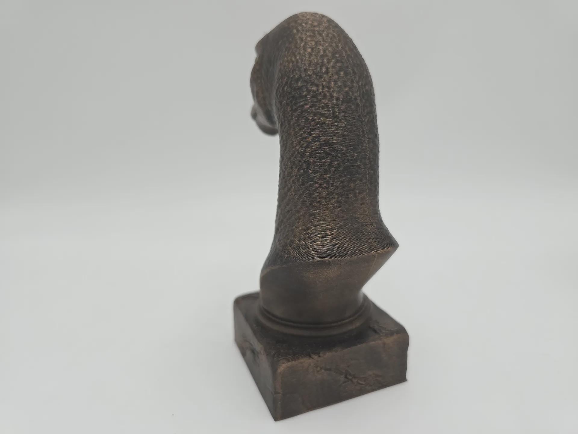 Bust of a Brontosaurus dinosaurus statue - home decor dinosaurus  lover gift him her handpainted ornament