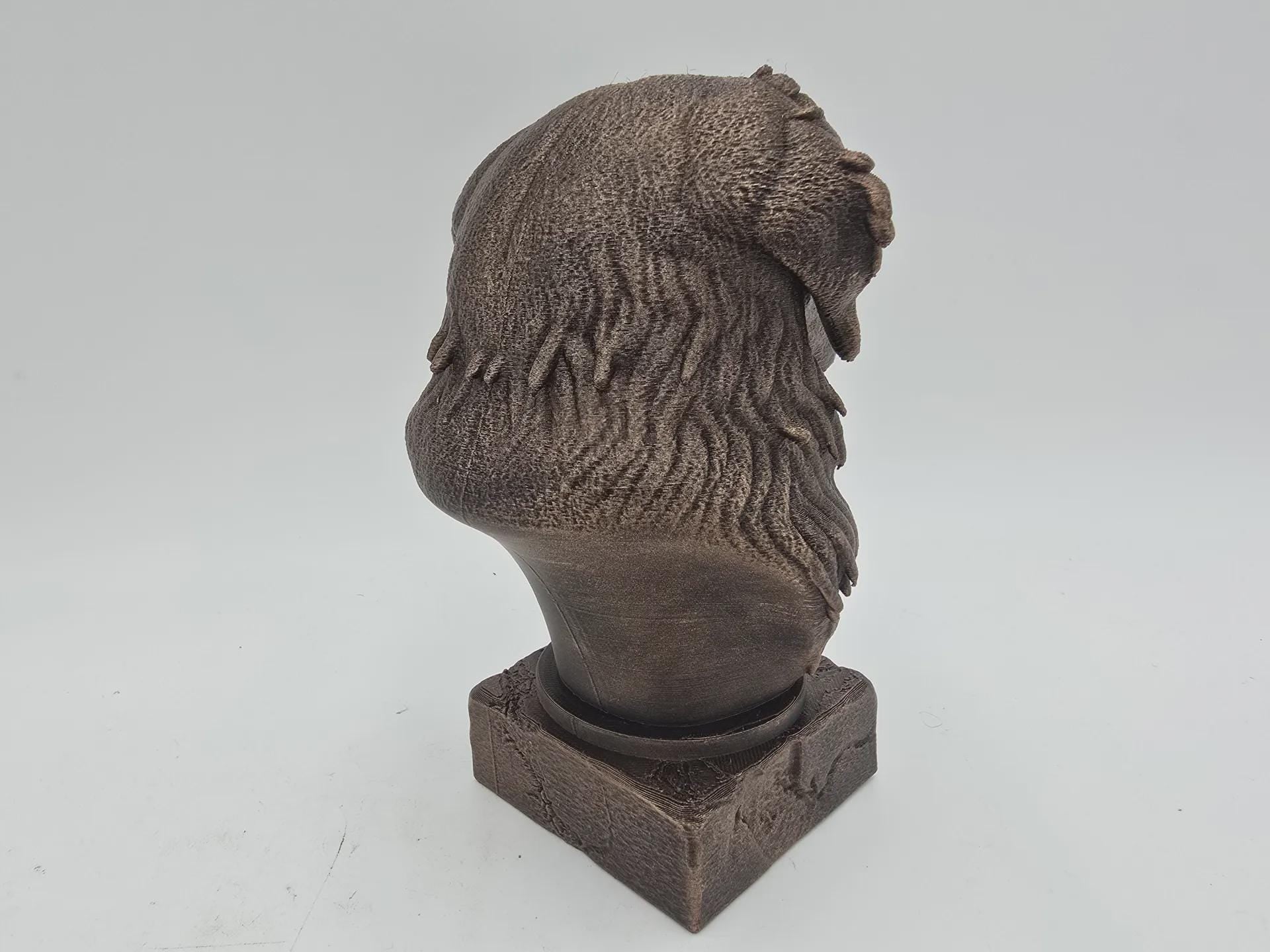 Bust of a bernese mountain dog statue - home decor dog lover gift him her handpainted ornament