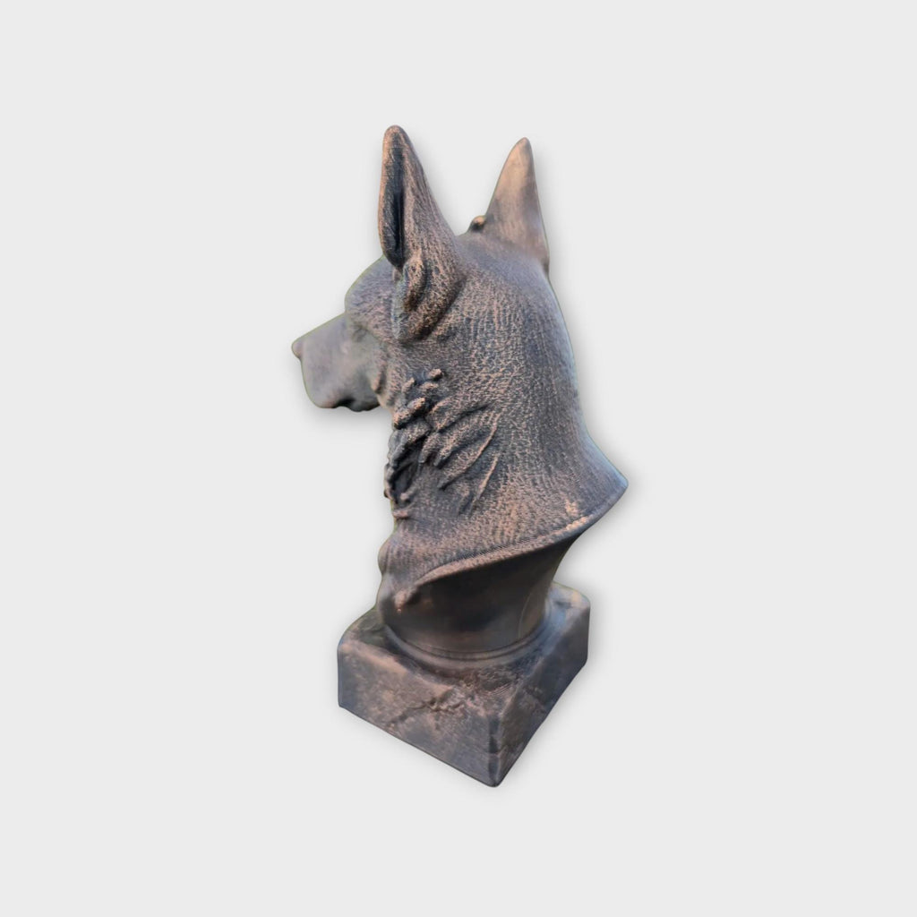 Bust of a Beauceron dog statue - home decor dog lover gift him her handpainted ornament