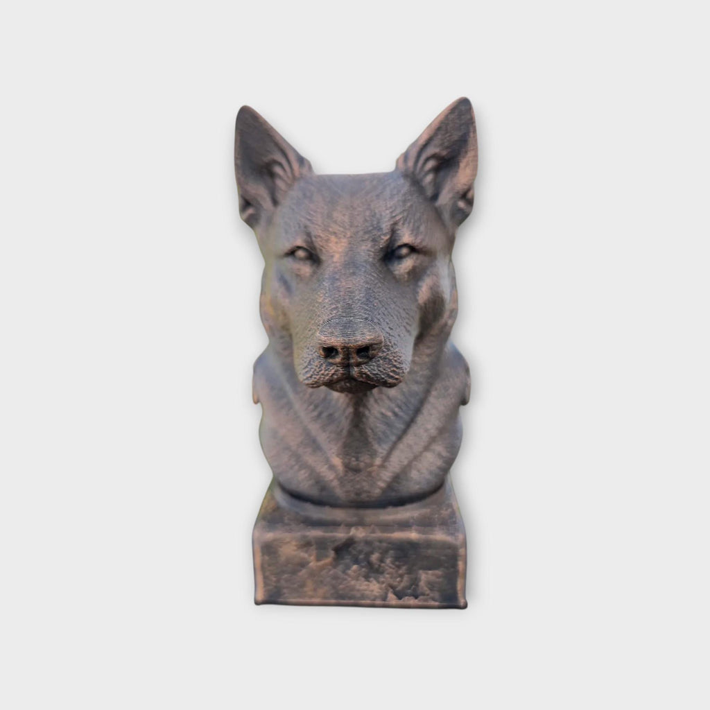 Bust of a Australian cattle bust dog statue - home decor dog lover gift him her handpainted ornament