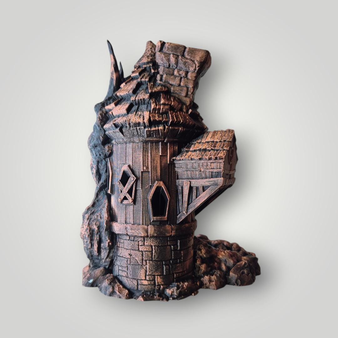 Wizards home Dice Tower - Dungeons & Dragons Accessory DnD game