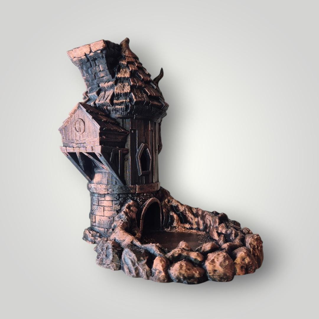 Wizards home Dice Tower - Dungeons & Dragons Accessory DnD game