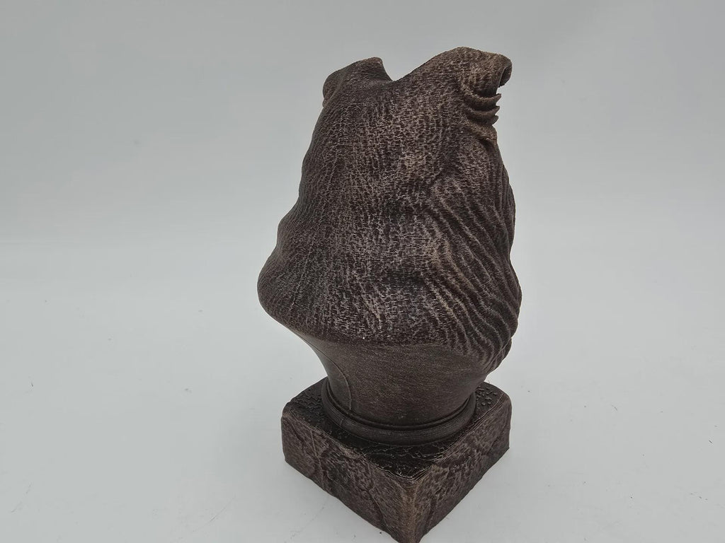 Bust of a scottish terrier bust bust dog statue - home decor dog lover gift him her handpainted ornament