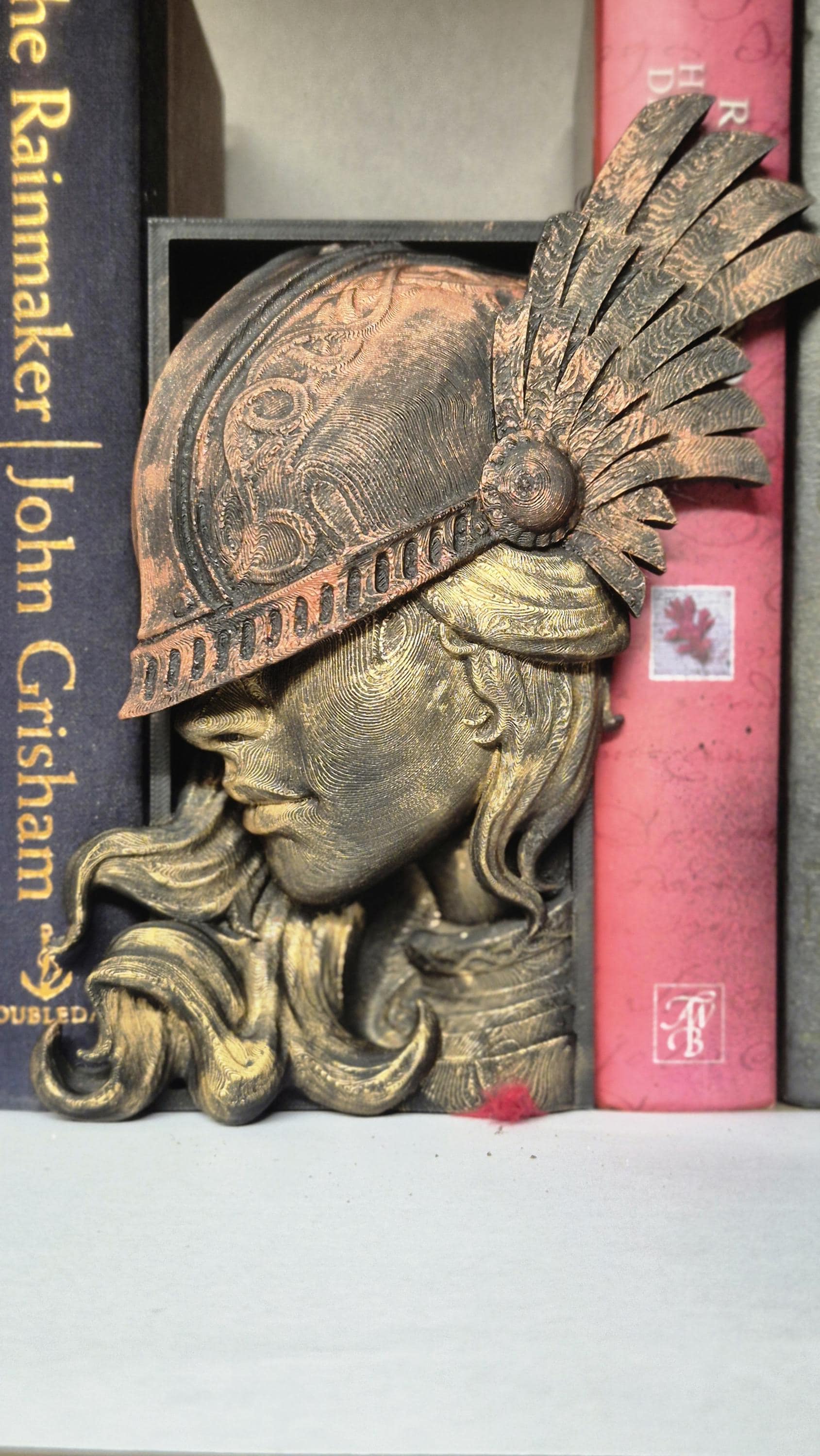 Book nook Warrior Valkyrie - bookshelf decor