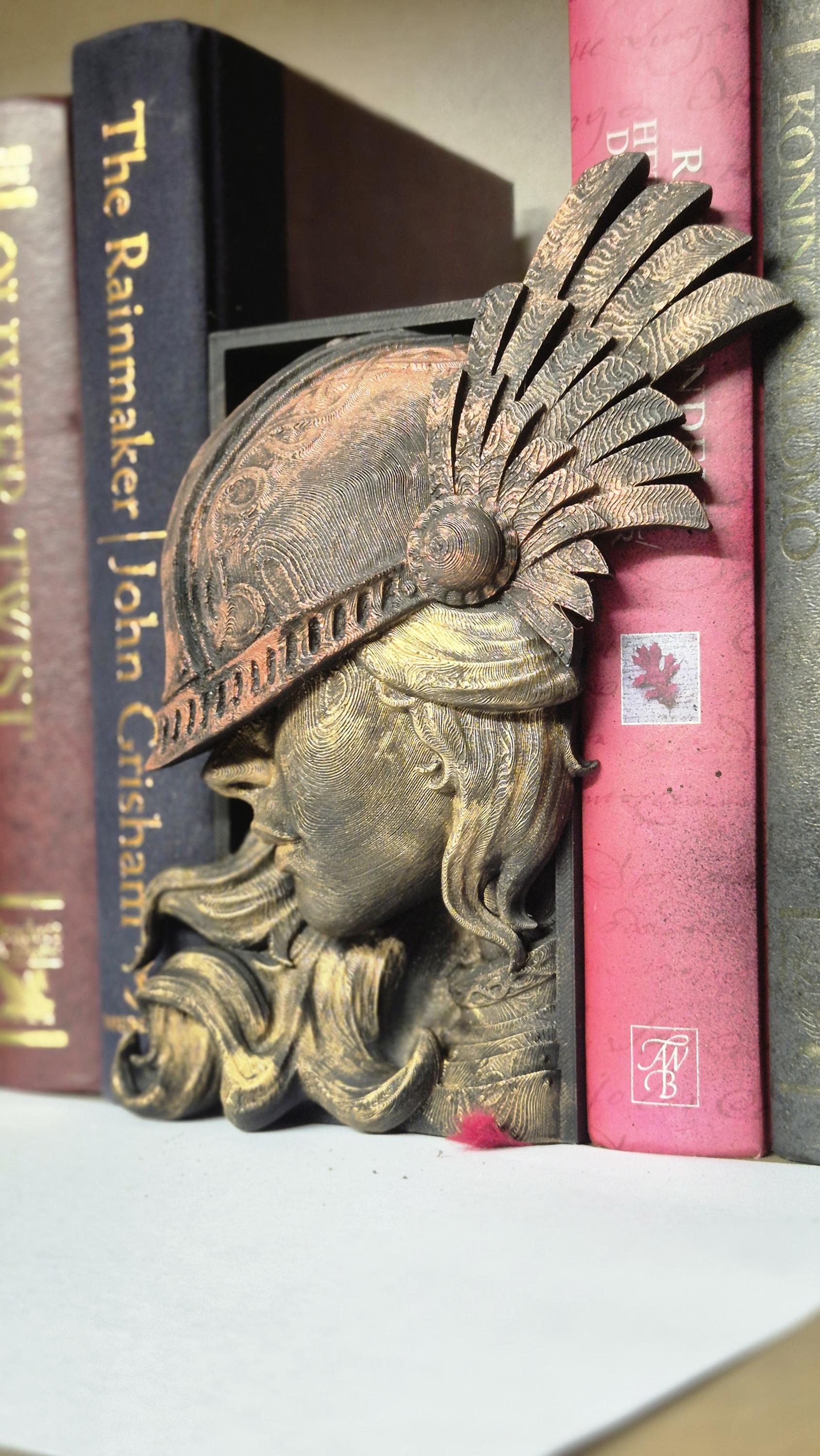 Book nook Warrior Valkyrie - bookshelf decor