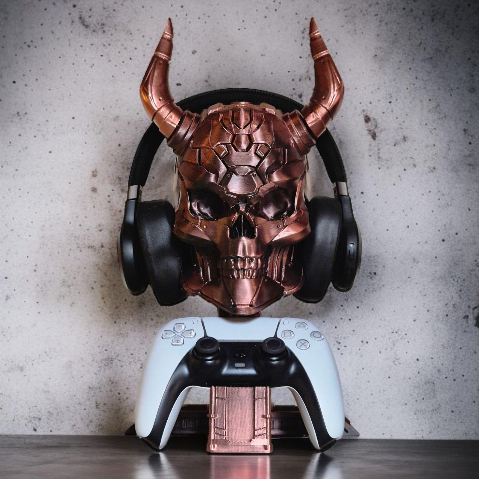 Viking Skull Controller Holder - Epic Gaming Accessory