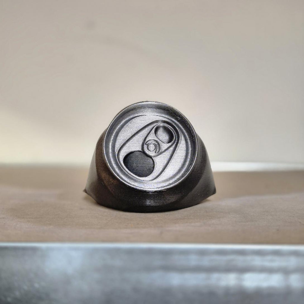 Crushed Can Phone Holder - Eco-Friendly and Quirky Desk Accessory