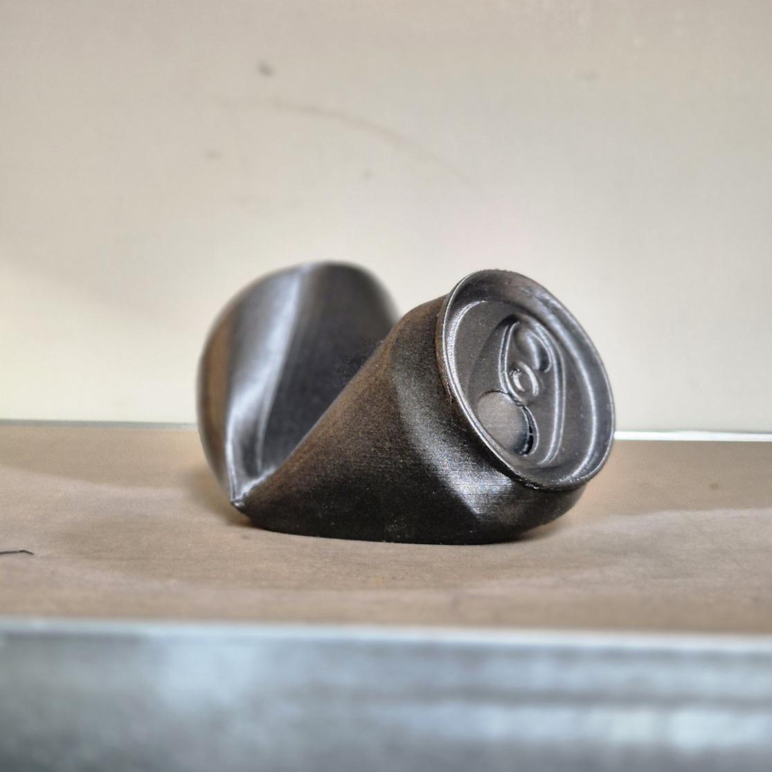 Crushed Can Phone Holder - Eco-Friendly and Quirky Desk Accessory