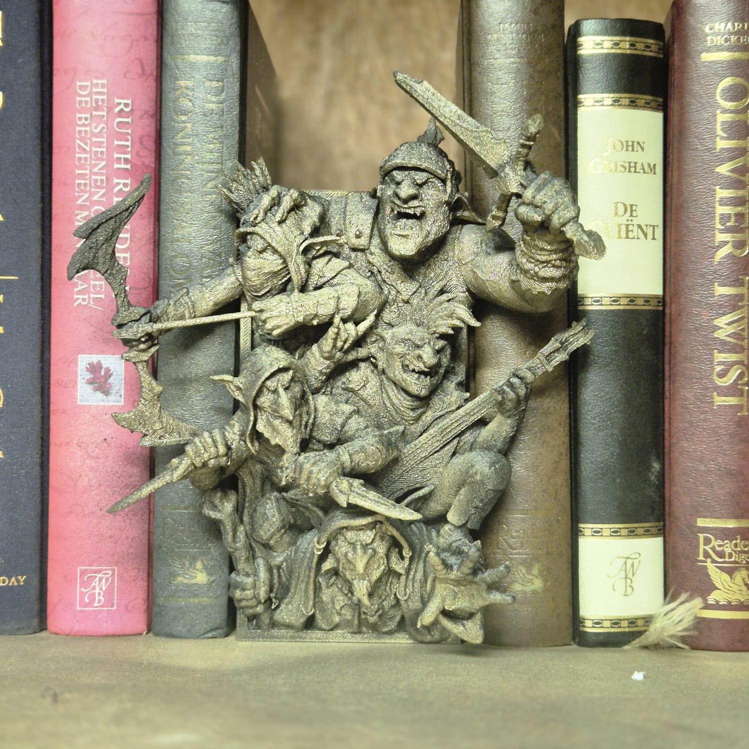 Goblin's Grotto - Book Nook Insert bookshelf decor